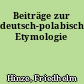 Beiträge zur deutsch-polabischen Etymologie
