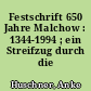 Festschrift 650 Jahre Malchow : 1344-1994 ; ein Streifzug durch die Geschichte