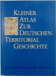 Kleiner Atlas zur deutschen Territorialgeschichte