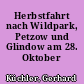 Herbstfahrt nach Wildpark, Petzow und Glindow am 28. Oktober 1951
