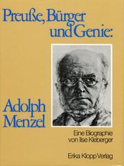 Preuße, Bürger und Genie: Adolph Menzel