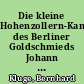 Die kleine Hohenzollern-Kanne des Berliner Goldschmieds Johann Christian Lieberkühn d. Ä.