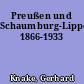Preußen und Schaumburg-Lippe 1866-1933
