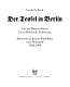 Der Teufel in Berlin : von der Märzrevolution bis zu Bismarcks Entlassung ; illustrierte politische Witzblätter einer Metropole ; 1848-1890