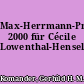 Max-Herrmann-Preis 2000 für Cécile Lowenthal-Hensel