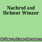 Nachruf auf Helmut Winzer