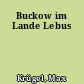 Buckow im Lande Lebus