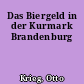 Das Biergeld in der Kurmark Brandenburg