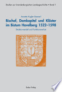 Bischof, Domkapitel und Klöster im Bistum Havelberg 1522 - 1598 : Strukturwandel und Funktionsverlust