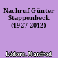 Nachruf Günter Stappenbeck (1927-2012)