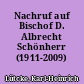 Nachruf auf Bischof D. Albrecht Schönherr (1911-2009)
