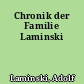 Chronik der Familie Laminski