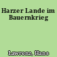 Harzer Lande im Bauernkrieg