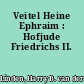 Veitel Heine Ephraim : Hofjude Friedrichs II.