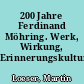 200 Jahre Ferdinand Möhring. Werk, Wirkung, Erinnerungskultur