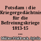 Potsdam : die Kriegergedächtnistafeln für die Befreiungskriege 1813-15 in den Kirchen der Landeshauptstadt