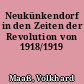 Neukünkendorf in den Zeiten der Revolution von 1918/1919