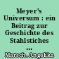 Meyer's Universum : ein Beitrag zur Geschichte des Stahlstiches und des Verlagswesens im 19. Jahrhundert