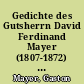 Gedichte des Gutsherrn David Ferdinand Mayer (1807-1872) in Splinterfelde bei Tornow (Neumark) : seine Vor- und Nachfahren