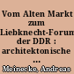 Vom Alten Markt zum Liebknecht-Forum der DDR : architektonische Wettbewerbe für den Zentralen Platz Potsdams 1960-1974