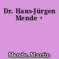 Dr. Hans-Jürgen Mende +