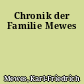 Chronik der Familie Mewes