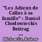 "Les Adieux de Callas à sa famille" : Daniel Chodowieckis Beitrag zum weltlichen Ereignisbild des 18. Jahrhunderts