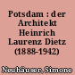 Potsdam : der Architekt Heinrich Laurenz Dietz (1888-1942)