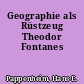 Geographie als Rüstzeug Theodor Fontanes