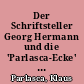 Der Schriftsteller Georg Hermann und die 'Parlasca-Ecke' in Potsdam