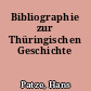 Bibliographie zur Thüringischen Geschichte