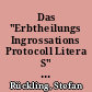 Das "Erbtheilungs Ingrossations Protocoll Litera S" des Stadtgerichts Grünberg (Schlesien) von 1803 bis 1808