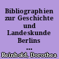 Bibliographien zur Geschichte und Landeskunde Berlins und der Mark Brandenburg
