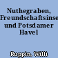 Nuthegraben, Freundschaftsinsel und Potsdamer Havel