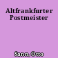 Altfrankfurter Postmeister