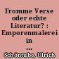 Fromme Verse oder echte Literatur? : Emporenmalerei in der Dorfkirche Vehlow