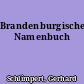 Brandenburgisches Namenbuch