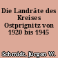 Die Landräte des Kreises Ostprignitz von 1920 bis 1945