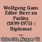 Wolfgang Gans Edler Herr zu Putlitz (1899-1975) : Diplomat und britischer Geheimdienstagent aus Laaske in der Prignitz