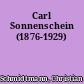Carl Sonnenschein (1876-1929)