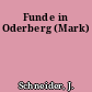 Funde in Oderberg (Mark)