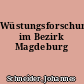 Wüstungsforschung im Bezirk Magdeburg