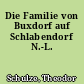 Die Familie von Buxdorf auf Schlabendorf N.-L.