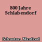 800 Jahre Schlabendorf