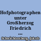 Hofphotographen unter Großherzog Friedrich Franz IV. von Mecklenburg-Schwerin