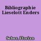 Bibliographie Lieselott Enders