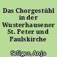 Das Chorgestühl in der Wusterhausener St. Peter und Paulskirche