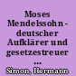 Moses Mendelssohn - deutscher Aufklärer und gesetzestreuer Jude : Vortrag, gehalten im Rahmen des Kulturbundes, Gesellschaft für Heimatgeschichte, am 29. 1. 1986 in Berlin