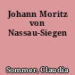 Johann Moritz von Nassau-Siegen