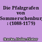 Die Pfalzgrafen von Sommerschenburg : (1088-1179)